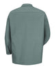 Red Kap SP14 Industrial Long Sleeve Work Shirt - Light Green