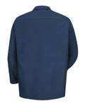 Red Kap SP14 Industrial Long Sleeve Work Shirt - Navy