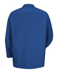 Red Kap SP14 Industrial Long Sleeve Work Shirt - Royal Blue