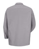 Red Kap SP14 Industrial Long Sleeve Work Shirt - Silver