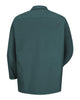 Red Kap SP14 Industrial Long Sleeve Work Shirt - Spruce Green