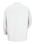 Red Kap SP14 Industrial Long Sleeve Work Shirt - White