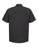 Red Kap SP24 Industrial Short Sleeve Work Shirt - Black