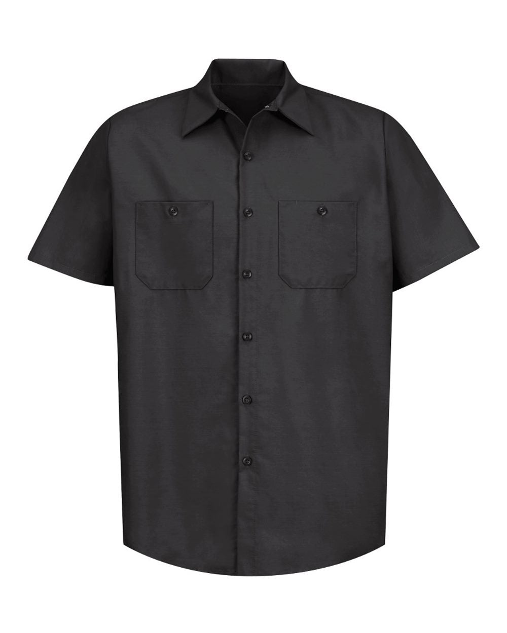 Red Kap SP24 Industrial Short Sleeve Work Shirt - Black – The Park