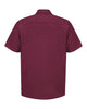 Red Kap SP24 Industrial Short Sleeve Work Shirt - Burgundy