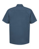 Red Kap SP24 Industrial Short Sleeve Work Shirt - Dark Blue