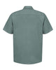 Red Kap SP24 Industrial Short Sleeve Work Shirt - Light Green