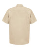 Red Kap SP24 Industrial Short Sleeve Work Shirt - Light Tan
