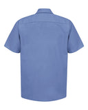 Red Kap SP24 Industrial Short Sleeve Work Shirt - Petrol Blue