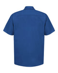 Red Kap SP24 Industrial Short Sleeve Work Shirt - Royal Blue