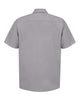Red Kap SP24 Industrial Short Sleeve Work Shirt - Silver