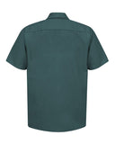 Red Kap SP24 Industrial Short Sleeve Work Shirt - Spruce Green