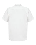 Red Kap SP24 Industrial Short Sleeve Work Shirt - White