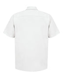 Red Kap SP24 Industrial Short Sleeve Work Shirt - White