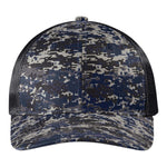 Port Authority C114 Digi Camo Snapback Trucker Cap