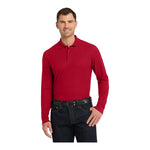 Port Authority K100LS Long Sleeve Core Classic Pique Polo