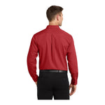 Port Authority W100 Long Sleeve Carefree Poplin Shirt