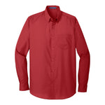 Port Authority W100 Long Sleeve Carefree Poplin Shirt