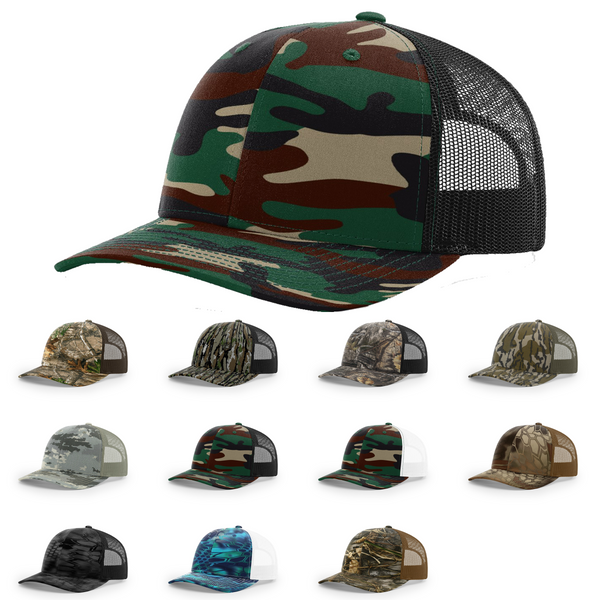 Richardson® 112P Printed Trucker Hat Wholesale Snapback Cap  display picture 1