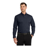 Port Authority W100 Long Sleeve Carefree Poplin Shirt