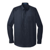 Port Authority W100 Long Sleeve Carefree Poplin Shirt