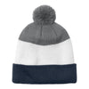 Port Authority C979 Cozy Striped Pom Beanie