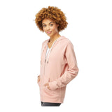 Independent Trading Co SS1000Z Unisex Icon Lightweight Loopback Terry Full-Zip Hooded Sweatshirt