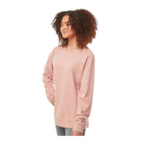 Independent Trading Co SS1000C Unisex Icon Lightweight Loopback Terry Crewneck Sweatshirt