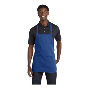 Port Authority A601 Medium-Length Two-Pocket Bib Apron - 