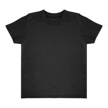 Royal Apparel 17068 Toddler Heathered Short Sleeve Tee with Coverstitch Neck Made in USA