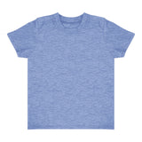 Royal Apparel 17068 Toddler Heathered Short Sleeve Tee with Coverstitch Neck Made in USA