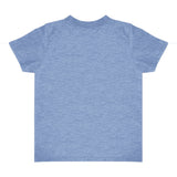 Royal Apparel 17068 Toddler Heathered Short Sleeve Tee with Coverstitch Neck Made in USA