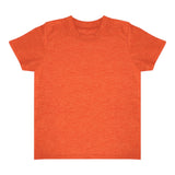 Royal Apparel 17068 Toddler Heathered Short Sleeve Tee with Coverstitch Neck Made in USA