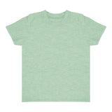 Royal Apparel 17068 Toddler Heathered Short Sleeve Tee with Coverstitch Neck Made in USA