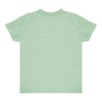 Royal Apparel 17068 Toddler Heathered Short Sleeve Tee with Coverstitch Neck Made in USA
