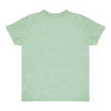 Royal Apparel 17068 Toddler Heathered Short Sleeve Tee with Coverstitch Neck Made in USA