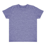 Royal Apparel 17068 Toddler Heathered Short Sleeve Tee with Coverstitch Neck Made in USA