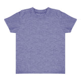 Royal Apparel 17068 Toddler Heathered Short Sleeve Tee with Coverstitch Neck Made in USA