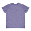 Royal Apparel 17068 Toddler Heathered Short Sleeve Tee with Coverstitch Neck Made in USA