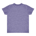 Royal Apparel 17068 Toddler Heathered Short Sleeve Tee with Coverstitch Neck Made in USA