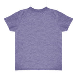 Royal Apparel 17068 Toddler Heathered Short Sleeve Tee with Coverstitch Neck Made in USA