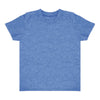 Royal Apparel 17068 Toddler Heathered Short Sleeve Tee with Coverstitch Neck Made in USA
