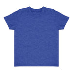Royal Apparel 17068 Toddler Heathered Short Sleeve Tee with Coverstitch Neck Made in USA