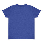 Royal Apparel 17068 Toddler Heathered Short Sleeve Tee with Coverstitch Neck Made in USA