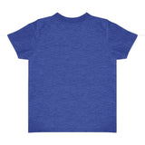 Royal Apparel 17068 Toddler Heathered Short Sleeve Tee with Coverstitch Neck Made in USA