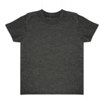 Royal Apparel 17068 Toddler Heathered Short Sleeve Tee with Coverstitch Neck Made in USA