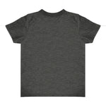 Royal Apparel 17068 Toddler Heathered Short Sleeve Tee with Coverstitch Neck Made in USA