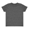 Royal Apparel 17068 Toddler Heathered Short Sleeve Tee with Coverstitch Neck Made in USA