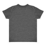 Royal Apparel 17068 Toddler Heathered Short Sleeve Tee with Coverstitch Neck Made in USA
