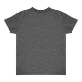 Royal Apparel 17068 Toddler Heathered Short Sleeve Tee with Coverstitch Neck Made in USA